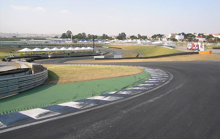 Autódromo de Interlagos. Vista da pista.