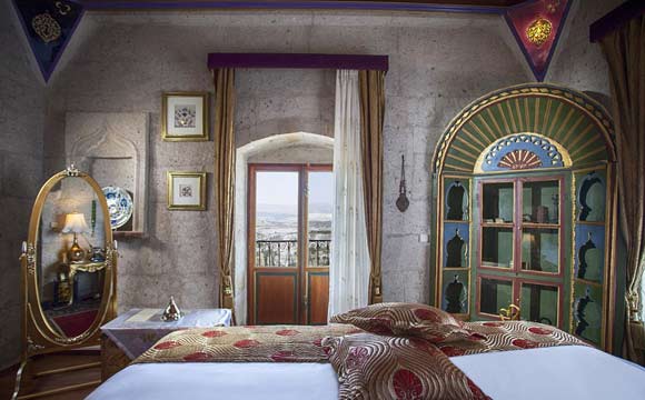 Suíte mais simples do hotel mais luxuoso da Capadócia   