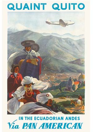 Quadro que retrata a cultura da família equatoriana em Quito. À venda no site All Posters por U$ 60 (algo em torno de R$ 132) em tamanho 51 x 66 cm (Foto: Reprodução/AllPorters)