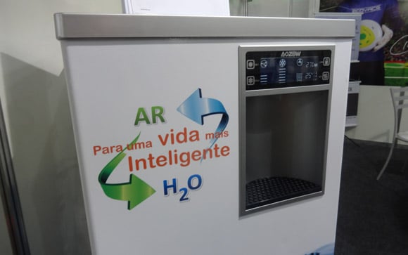 máquina produz água do ar