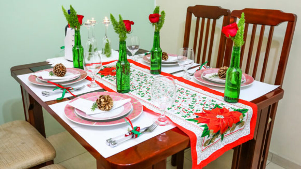 Reaproveite objetos de casa e crie uma decoração prática para a mesa de  Natal. Veja o vídeo — Blog do Zap