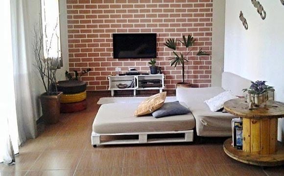 sofá de pallet