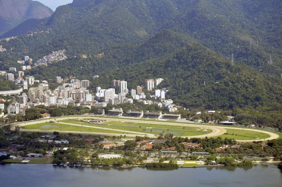 Gávea, vista do Jockey (Fotos: Prefeirura/ Rio de Janeiro)