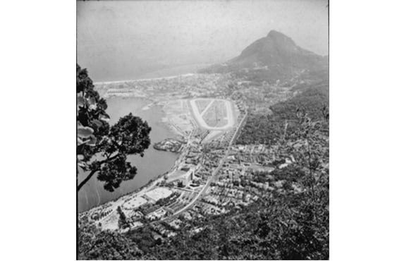 Gávea em 1957 (Foto: Divulgação/IBGE)