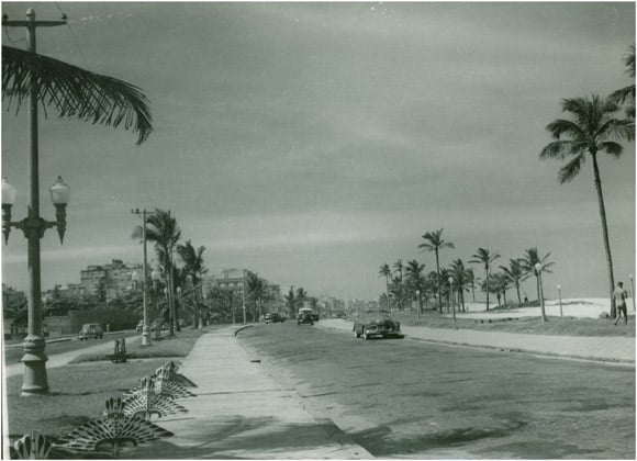 Avenida Vieira Souto, década de 50 (Foto: divulgação/ IBGE)