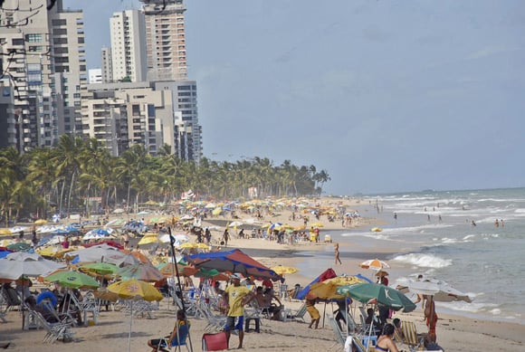 Praia de Boa Viagem (Foto: Carlos Oliveira/ Prefeitura Recife Divulgação)