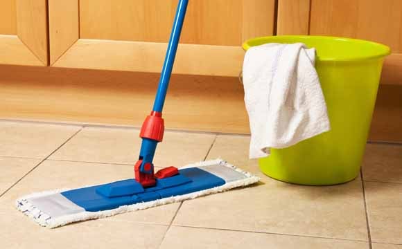 Limpeza de piso para cozinha