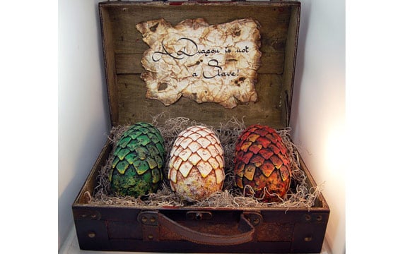 Os ovos de dragões decorativos estão à venda no Etsy por R$ 674,75 (Foto: Divulgação/Etsy)
