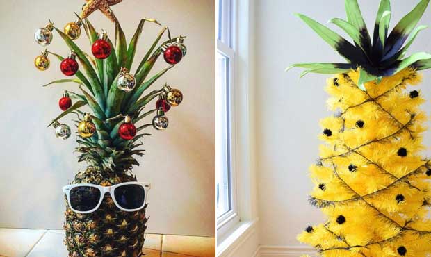 decoração tropical para o Natal