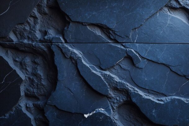 Textura de parede na cor azul