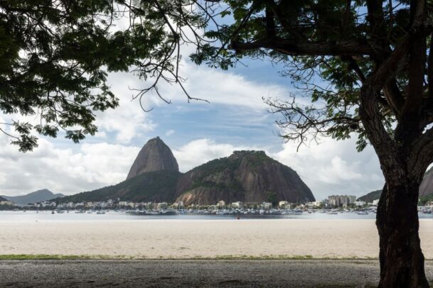 Imagem a distancia de praia do botafogo