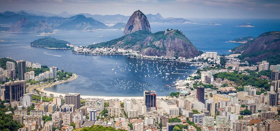 Imagem área do Rio de Janeiro