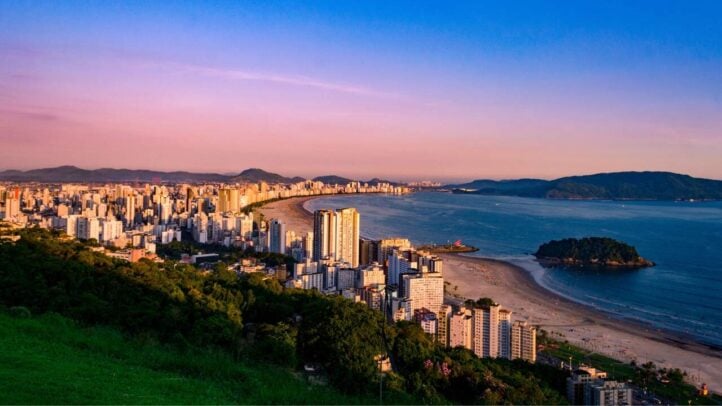 praias de santos: enseada