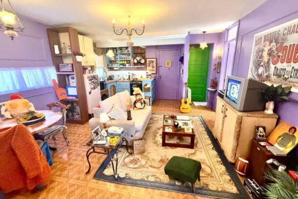 Decoração de um apartamento inspirado na serie friends
