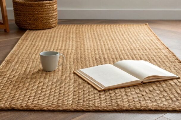 Tipos de tapetes: tapete sisal.