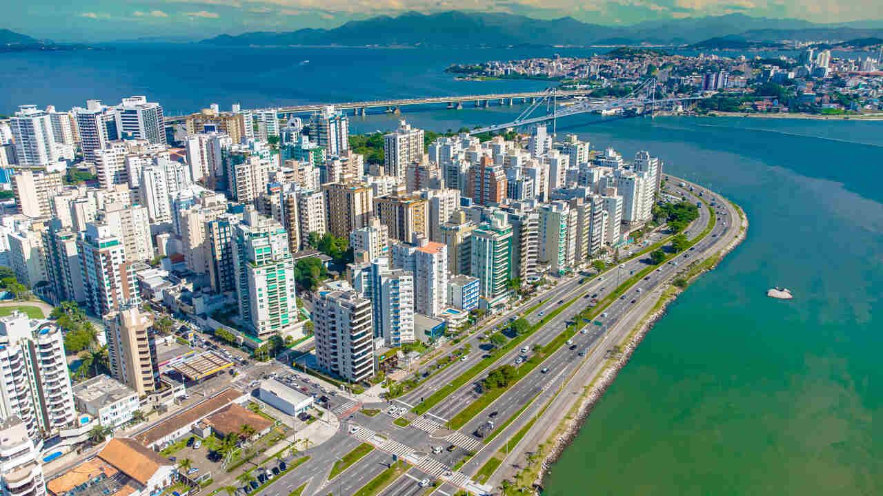 santa catarina vista de cima